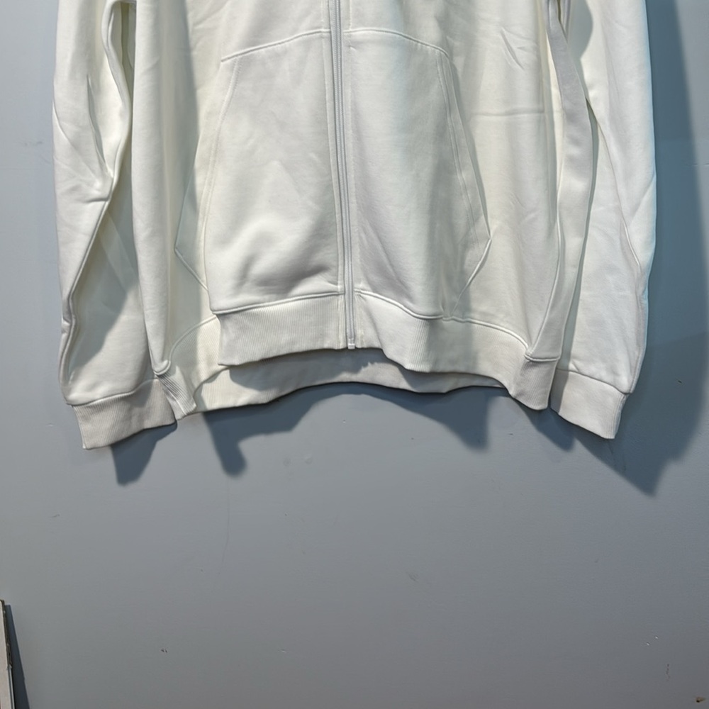 NWT Men’s Reebok‎ White w/ Gold Accents Full Zip Hoodie In Size XL - Picture 4 of 13